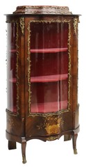 Vitrine, French Louis XV Style, Ormulu, Curved Display, Exceptional, 1800’s!!