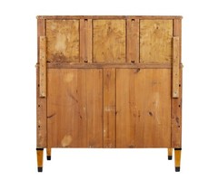 LATE 19TH CENTURY SWEDISH BIRCH ART NOUVEAU CABINET ON CHEST