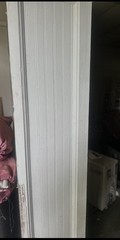 Huge Antique Painted Heart? Pine Bead Board Cupboard Armoire