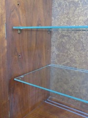 Brutalist Lane Mid Century Modern Bookshelf Display China Cabinet 6303