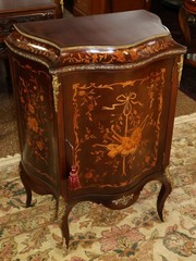 19th Century Victorian Mahogany Inlaid Bronze Mounted Cabinet Attr to RJ Horner