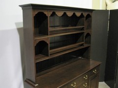 Harden Furniture Chippendale Style Cherry Buffet & Hutch; Excellent Condition