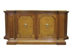 Vintage Traditional 80 in. Burled Wood Sideboard