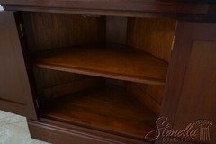 66431EC: BIGGS Chippendale Mahogany Corner China Cabinet