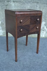 Art Deco Caswell-Runyan Waterfall Perfect Sewing Cabinets End Table
