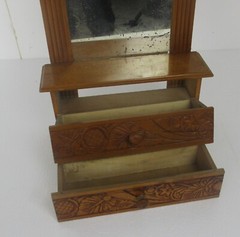 Kitchen Hallway Apothecary Bathroom Cabinet Comb Box 2 drawers Barn Style