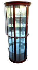62294 Mahogany Bow Glass Curio China Cabinet HOME MERIDIAN