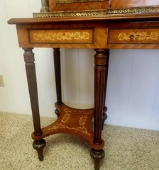 19th C French Marquetry and Ormolu Cabinet on Stand