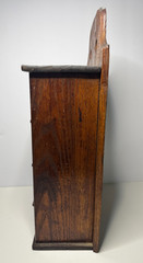 Antique Primitive 8 Drawer Oak Wall Cabinet Farmhouse Apothecary Storage