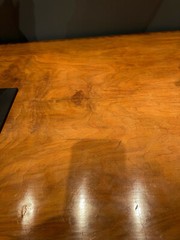 ART DECO CABINET CONSOLE BURLWOOD VENEER 5 DOORS FRANCE OR USA EARLY 20TH C.