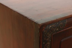 Chinese Antique Pine Tabletop Hall Bath or Jewelry Cabinet #56142
