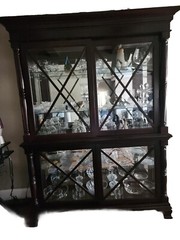 china cabinet and princess house crystal set’s