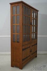 66173: STICKLEY L J&G Stickley Design Misson Oak China Cabinet