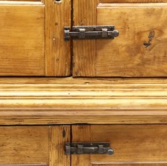Antique Chippendale Large Architectural Corner Cupboard