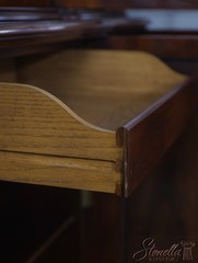 72383: JOHN WIDDICOMB Vintage Walnut Gothic Design Breakfront Display Bookcase