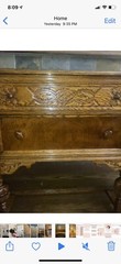 Antique Bernhardt Buffet/Sideboard, pre-1950’s, oak, two drawers and two cabinet