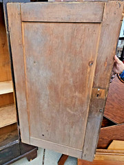 18th century antique American primitive cupboard cabinet from Salem