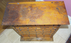 Humphreys Specific Homeopathic Wood Counter Display Antique Cabinet 1890s
