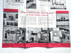 1937 Curtis Kitchen Cabinet Brochure- Lots of Pics of 1930’s Kitchen