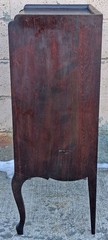 Antique Vintage Victorian Old Solid Mahogany Record Storage Sheet Music Cabinet