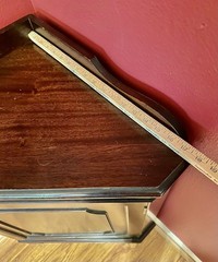 Vintage Mahogany Corner Cabinet