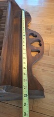 Antique Colonial Mail/CD Solid Wood Rack 40 Slots 3 Peg “RARE” 26H X 24W X 6.5D