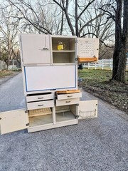 Rare FIND! Sellers Custom Space Saver Cabinet / Art Deco/ALL PAPERWORK. PU/OHIO