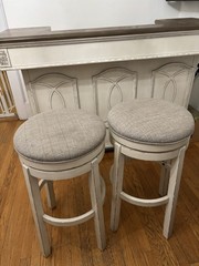 Shabby Chic China Cabinet – Extra Large and Elegant – with Matching Side Closer