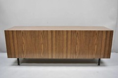 Vintage Mid Century Modern Laminate Formica Case 72″ Credenza Cabinet Buffet