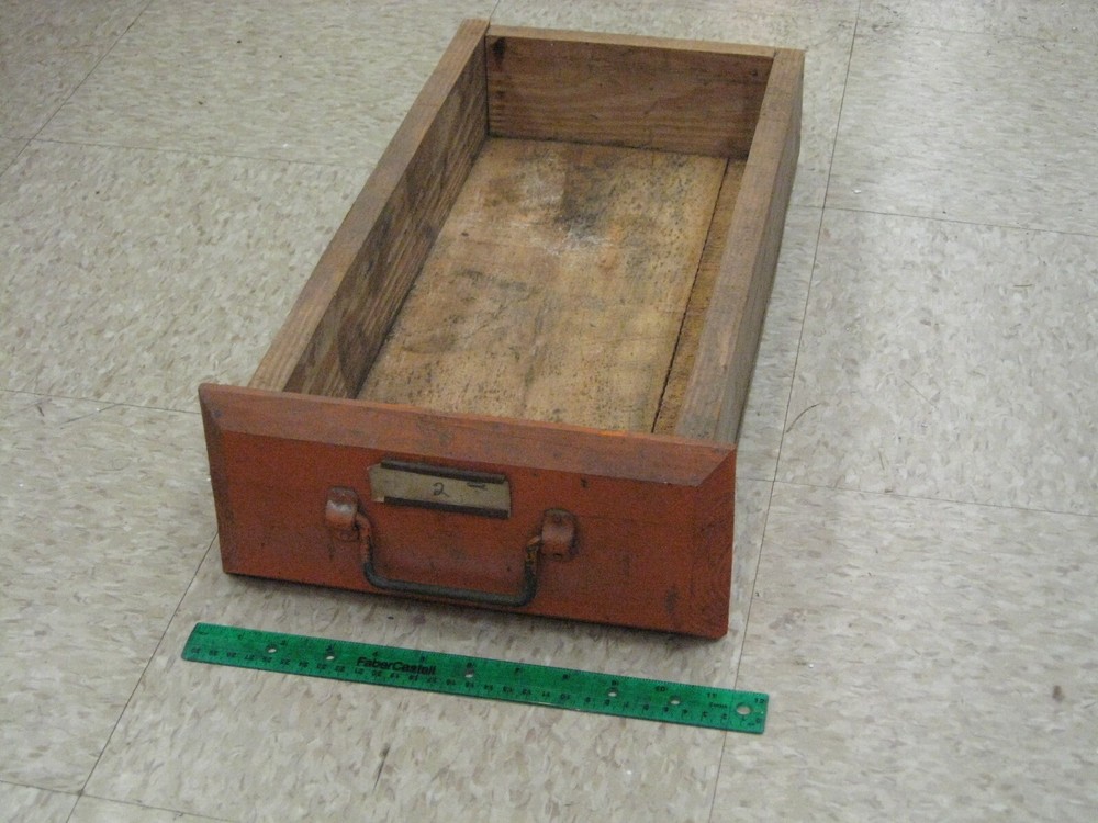 Old Wooden Storage Drawer