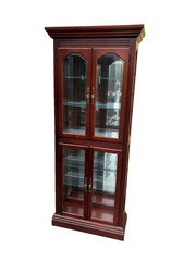 66689 Mahogany PULASKI Furniture 4 Door Curio China Cabinet