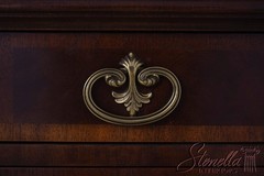72770: HENREDON 4 Door Mahogany China Curio Cabinet