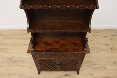 Spanish Vintage Carved Birch Kitchen or Bar Cabinet, Display #56203