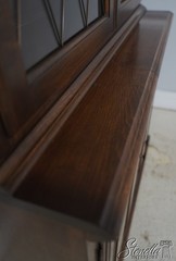 73492: ETHAN ALLEN Maple 2 Door China Cabinet