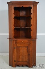 L73870: Pair Of STICKLEY Cherry Valley Open Corner Cabinets