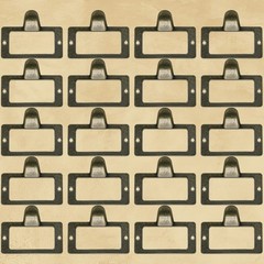 20 Pcs Antique Bronze Card Catalog Drawer Pulls, Vintage File Cabinet Pulls, Lib
