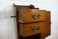 Antique wooden wall cabinet hanging cabinet vintage