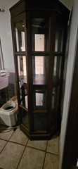 Antique Curio Cabinet Wood