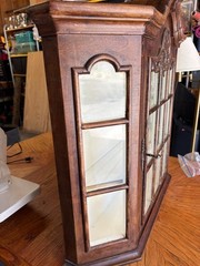Decorative wall display cabinet, Dutch antique