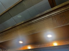 Quarter Sawn Oak Antique Back Bar