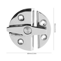 Turn Button Catch Rotate Latch Lock for Boat Door Cabinet Hatchway Marine