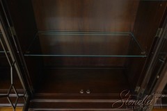 65746: STICKLEY Chippendale Style 4 Door Mahogany Breakfront