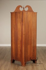 Virginia Craftsmen Reproductions Chippendale Style Walnut Corner Cabinet
