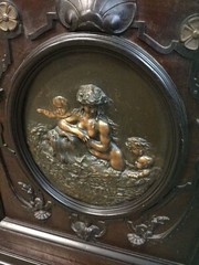 SIGNED A.R. RENAISSANCE BURLED WALNUT CREDENZA