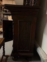 19th Century Hand Carved Museum Grade Oak Sideboard / Buffet