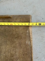 Antique Oak Sellers Cabinet AUTO-SLIDE Base Shelf/Tray hoosier style cupboard