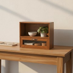 Wood Desktop Organizer Vintage and Design Countertop Organizer Versatile