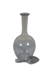 Vintage Baccarat France Clear Crystal Wine Whiskey Liquor Decanter Bottle 13″