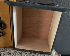 Primitive Tall 3 Drawer Apothecary/Spice/Jewelry/Misc Cabinet Cottagecore Nice
