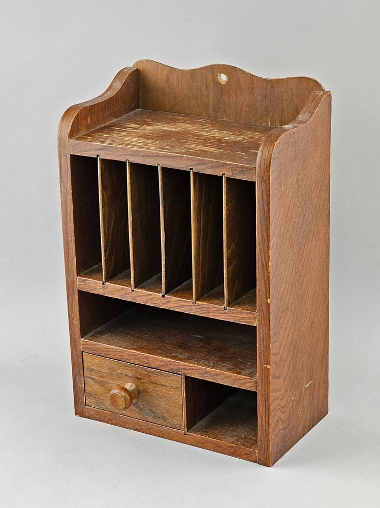 9365032-d Small Wand-Schrank Fächer-schrank Oak 10 5/8×5 7/8×16 1/2in